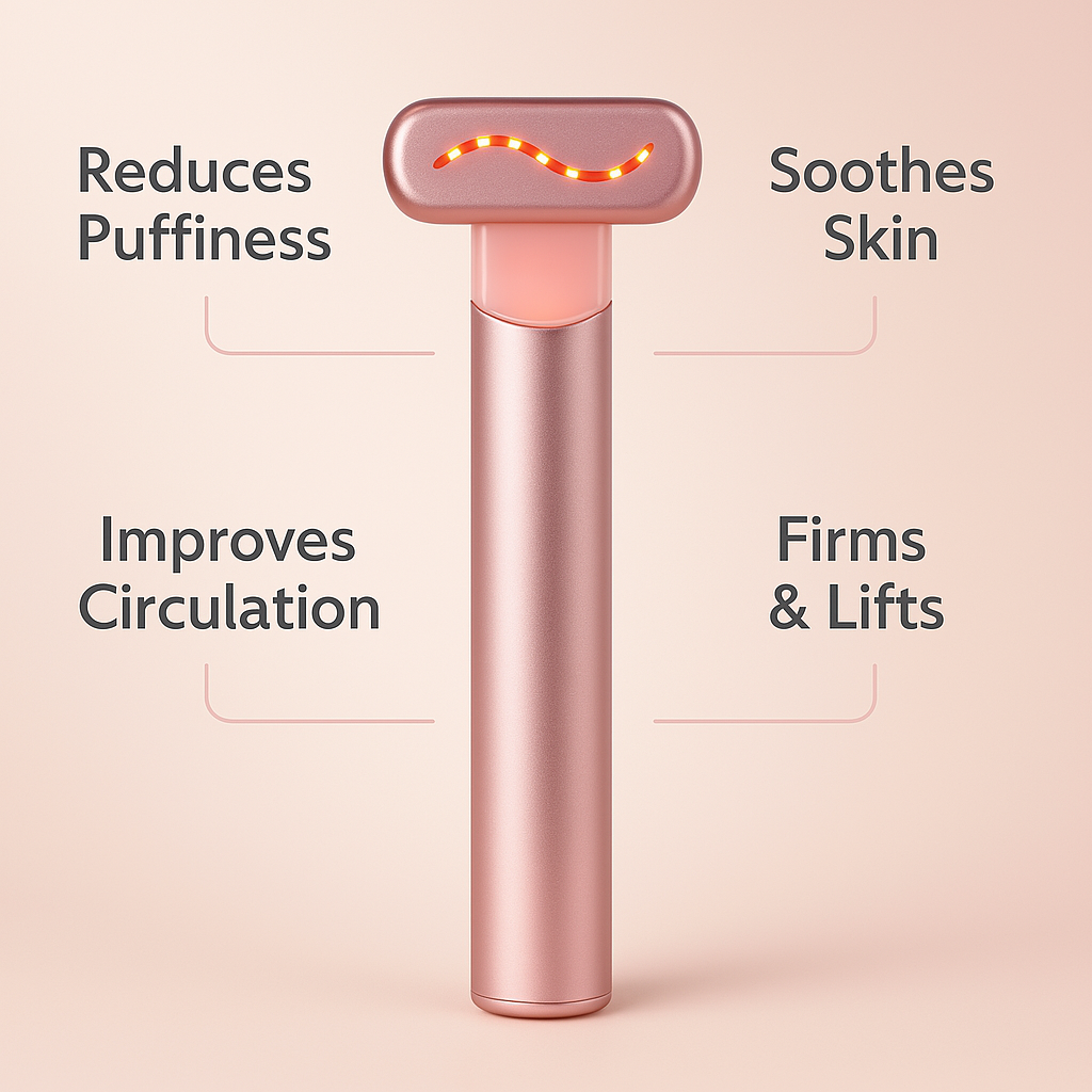 GlowBar – T-Bar LED Facial Massager