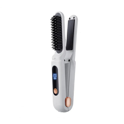Cordless Heated Straightening Brush – Performance & Elegance